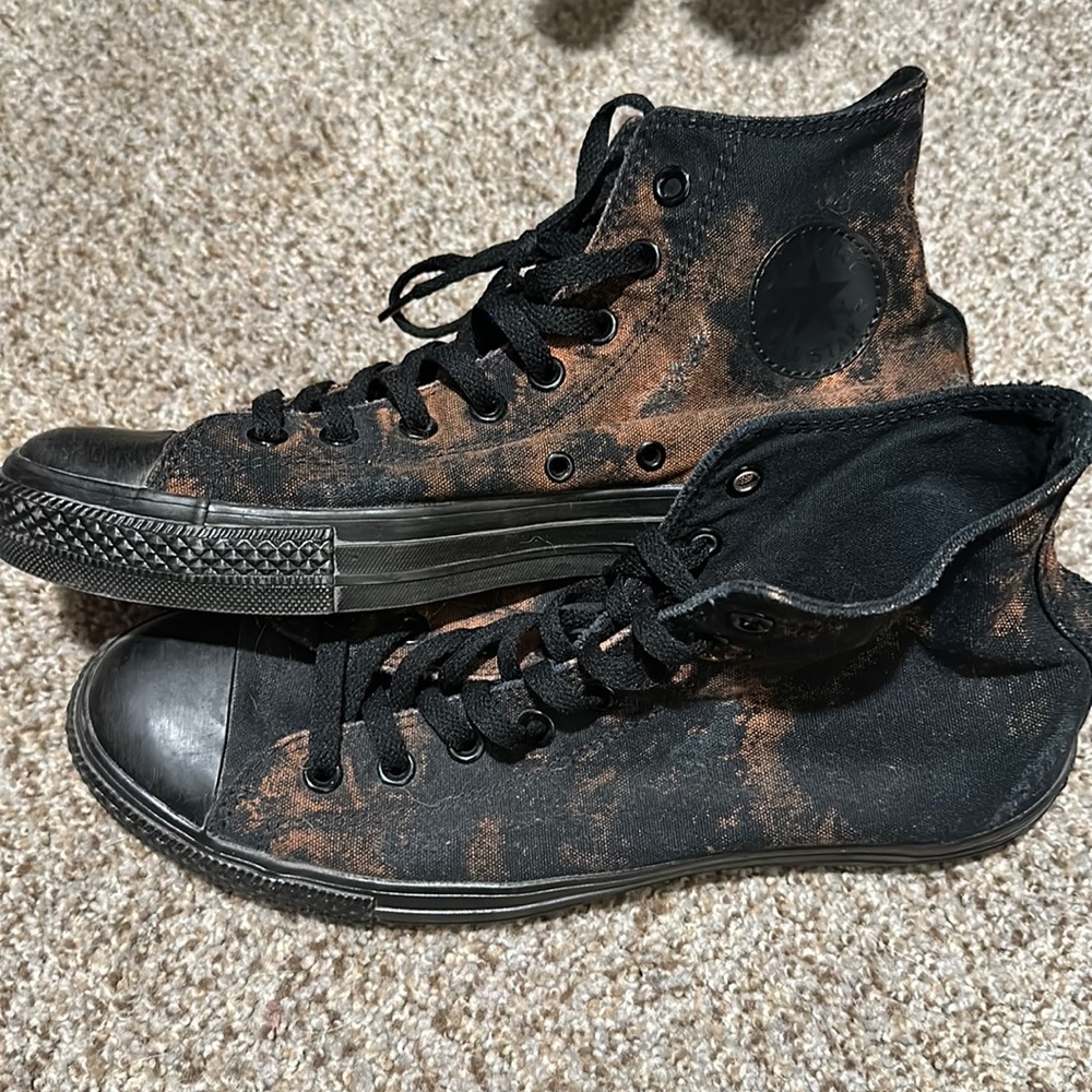 Chucks I bleached. Like new